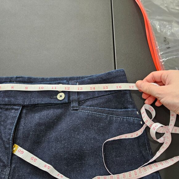 White House Black Market Womens 90's Wide Leg Flare Jeans Size 10R Southwestern - Picture 7 of 11